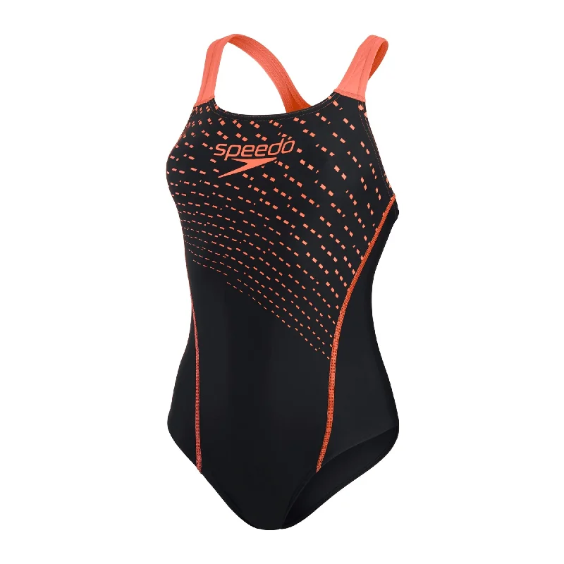 Speedo Medley Logo Medalist 1PC Swimsuit - Womens - Black/Siren Red Comfortable Tankini Set Speedo Medley Logo Medalist 1PC Swimsuit - Womens - Black/Siren Red Comfortable Tankini Set