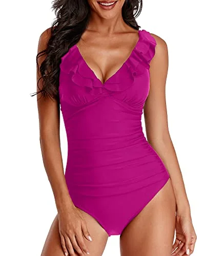 Women's Tummy Control One Piece Swimsuit V Neck Slimming Monokini Swimwear Sporty Racerback Swimsuit Women's Tummy Control One Piece Swimsuit V Neck Slimming Monokini Swimwear Sporty Racerback Swimsuit