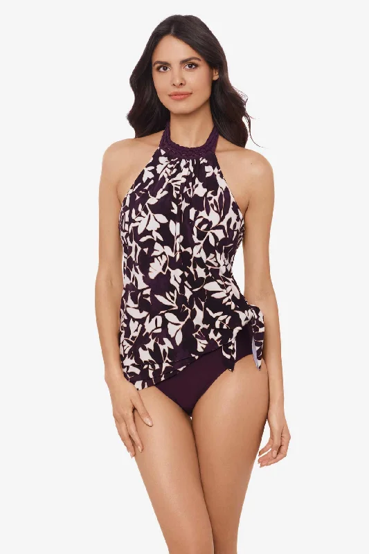 Martinique Molly One Piece Swim Dress Sleek Racerback Swimsuit