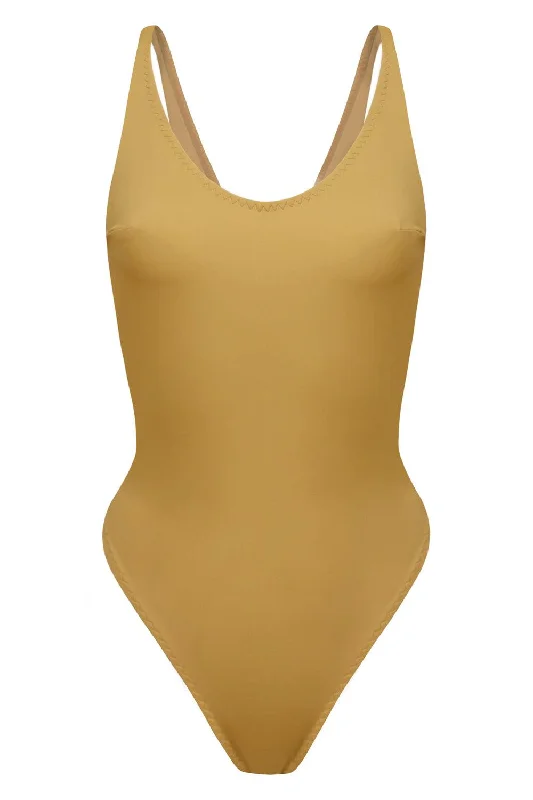 Mediana Golden Beige swimsuit Strap Bikini Set