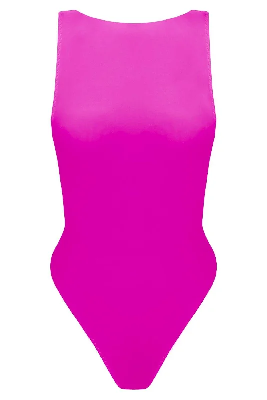 Vertex Fuchsia swimsuit Bold Swimsuit Design