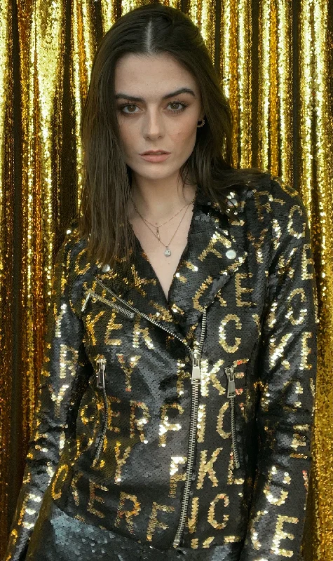 Any Old Iron Sequin Fancy Fucker Moto Jacket Wool Jacket Cashmere Jacket Tweed Jacket Any Old Iron Sequin Fancy Fucker Moto Jacket Wool Jacket Cashmere Jacket Tweed Jacket