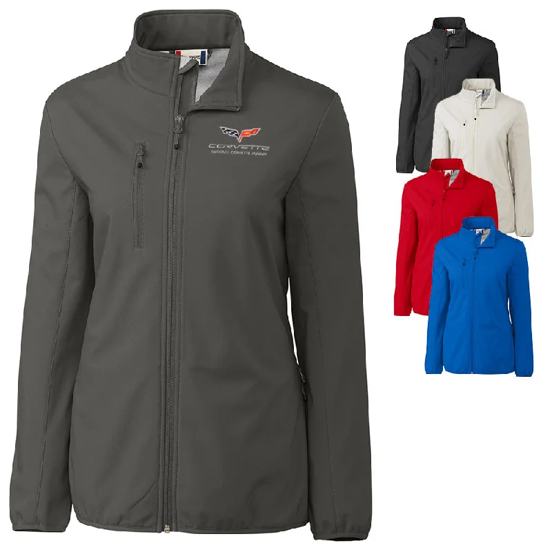 C6 Corvette Custom Trail Eco Stretch Softshell Ladies' Jacket Embroidered Jacket Appliqued Jacket Beaded Jacket C6 Corvette Custom Trail Eco Stretch Softshell Ladies' Jacket Embroidered Jacket Appliqued Jacket Beaded Jacket