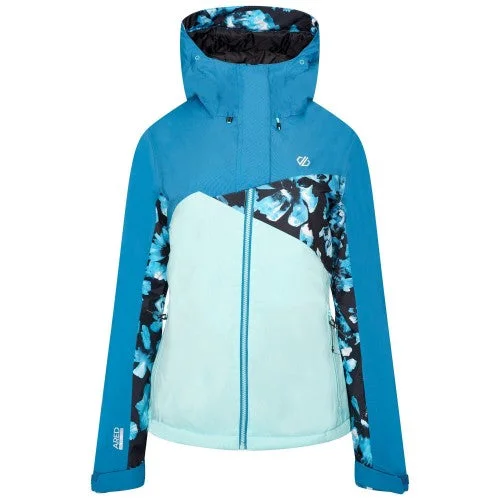 Dare 2B Womens/Ladies Determined Blossom Ski Jacket Collared Jacket Crew Neck Jacket Turtle Neck Jacket