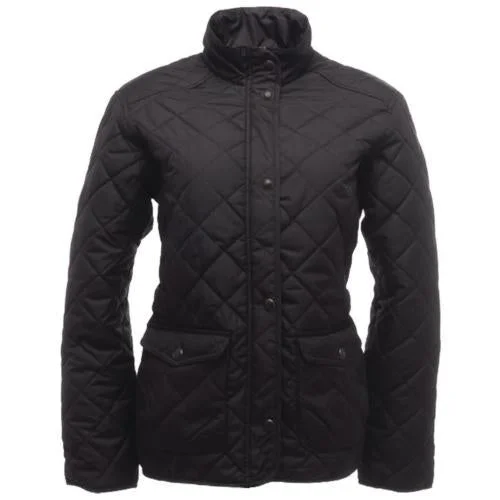 Regatta TRA442 Tarah Diamond Quilted Jacket Front Pockets Side Pockets Patch Pockets Regatta TRA442 Tarah Diamond Quilted Jacket Front Pockets Side Pockets Patch Pockets
