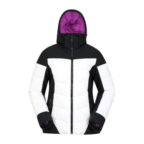 Mountain Warehouse Womens/Ladies Resort RECCO Padded Ski Jacket Hoodie Zip-Up Jacket Button-Up Jacket Mountain Warehouse Womens/Ladies Resort RECCO Padded Ski Jacket Hoodie Zip-Up Jacket Button-Up Jacket