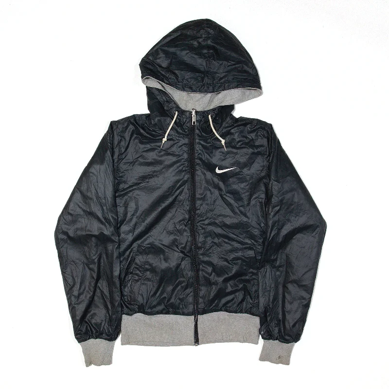 NIKE The Athletic Dept Reversible Jacket Black Womens S Snapped Jacket Toggled Jacket Drawstring Jacket NIKE The Athletic Dept Reversible Jacket Black Womens S Snapped Jacket Toggled Jacket Drawstring Jacket