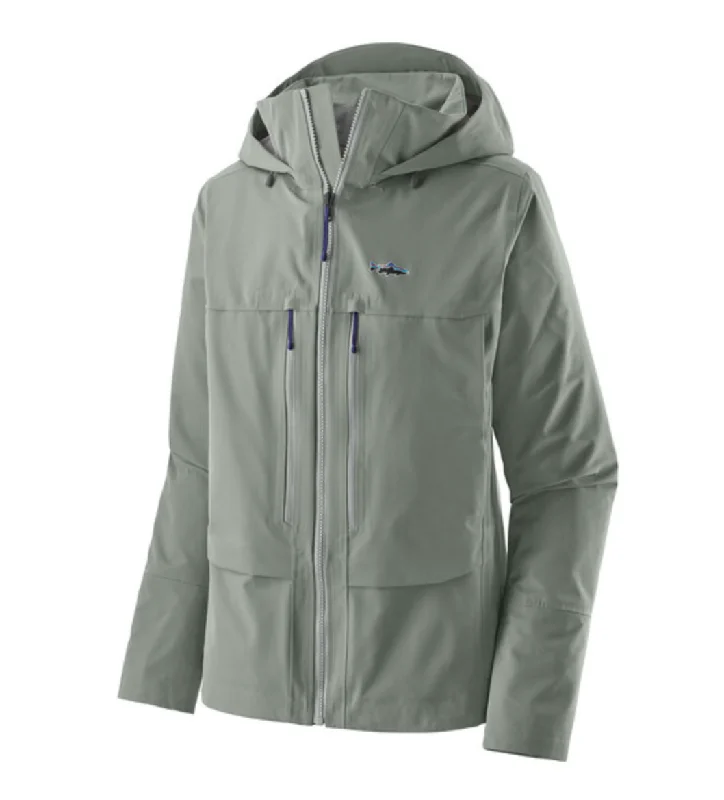 Patagonia Women's Swiftcurrent Wading Jacket - Sleet Green Denim Jacket Leather Jacket Suede Jacket Patagonia Women's Swiftcurrent Wading Jacket - Sleet Green Denim Jacket Leather Jacket Suede Jacket