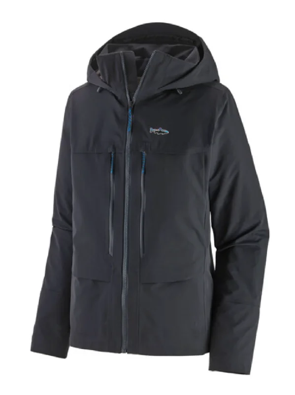 Patagonia Women's Swiftcurrent Wading Jacket - Smolder Blue Faux Fur Fabric Real Fur Fabric Shearling Fabric Patagonia Women's Swiftcurrent Wading Jacket - Smolder Blue Faux Fur Fabric Real Fur Fabric Shearling Fabric