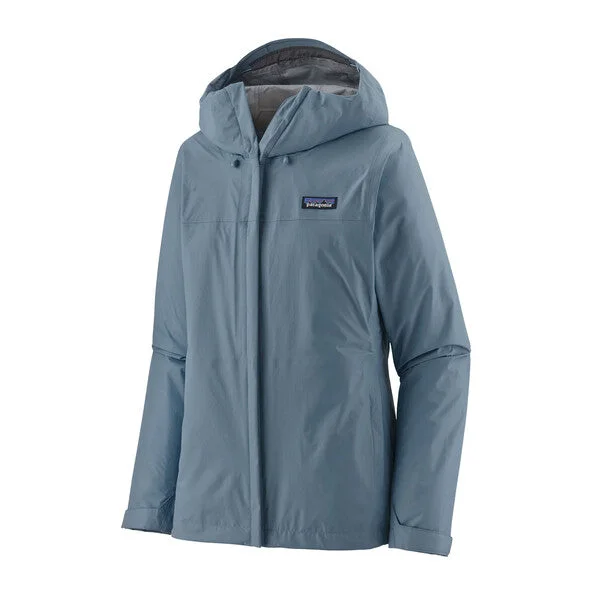 Patagonia Women's Torrentshell 3L Rain Jacket - Light Plume Grey Knit Fabric Woven Fabric Fleece Fabric Patagonia Women's Torrentshell 3L Rain Jacket - Light Plume Grey Knit Fabric Woven Fabric Fleece Fabric