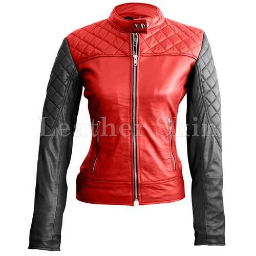 Women Leather Jacket Wool Jacket Cashmere Jacket Tweed Jacket