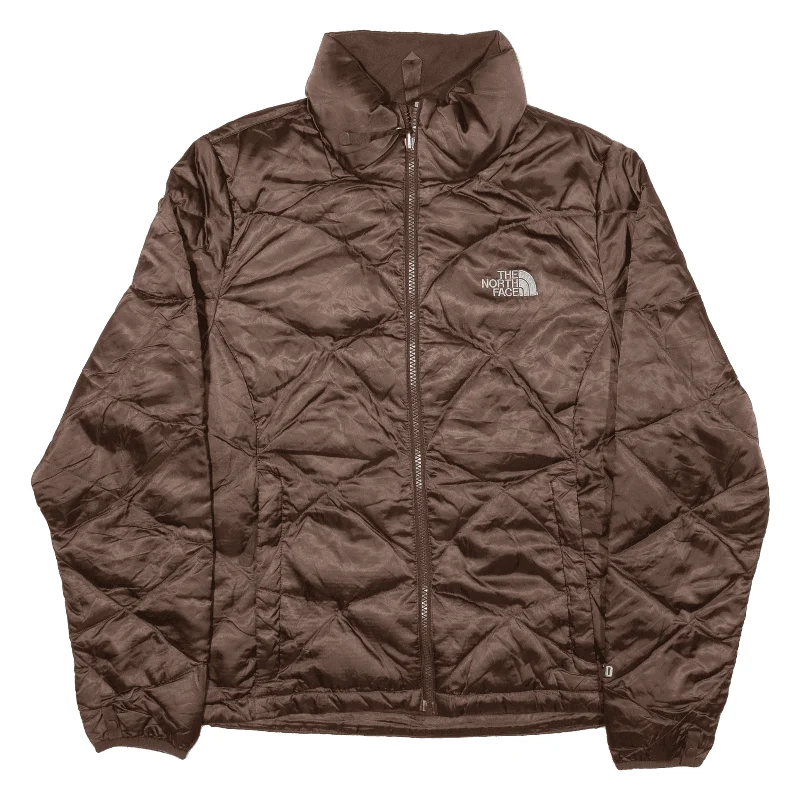 THE NORTH FACE 550 Insulated Puffer Jacket Brown Nylon Womens S Chenille Jacket Brocade Jacket Lace Jacket THE NORTH FACE 550 Insulated Puffer Jacket Brown Nylon Womens S Chenille Jacket Brocade Jacket Lace Jacket