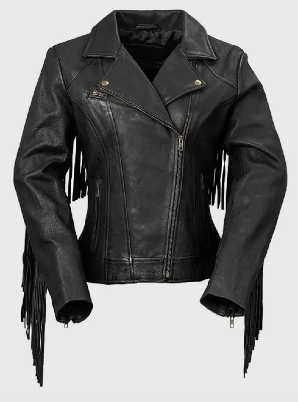 WBL1503 DAISY WOMENS FASHION LEATHER JACKET BLACK Fleece Jacket Down Jacket Feather Jacket WBL1503 DAISY WOMENS FASHION LEATHER JACKET BLACK Fleece Jacket Down Jacket Feather Jacket