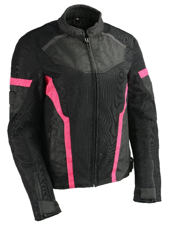 Women Black & Fuchsia Mesh Racer Jacket w/ Reflective Piping Wool Jacket Cashmere Jacket Tweed Jacket Women Black & Fuchsia Mesh Racer Jacket w/ Reflective Piping Wool Jacket Cashmere Jacket Tweed Jacket