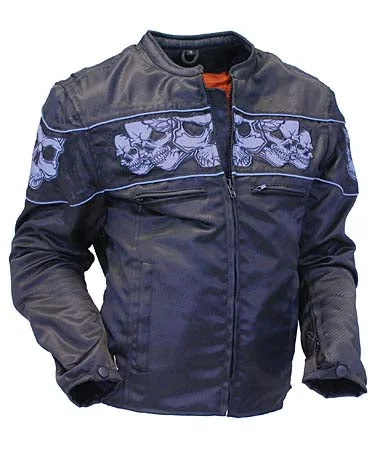 Women Nylon Motorcycle Jacket with Reflector Skulls with Gun Pockets Striped Jacket Polka Dot Jacket Floral Jacket Women Nylon Motorcycle Jacket with Reflector Skulls with Gun Pockets Striped Jacket Polka Dot Jacket Floral Jacket