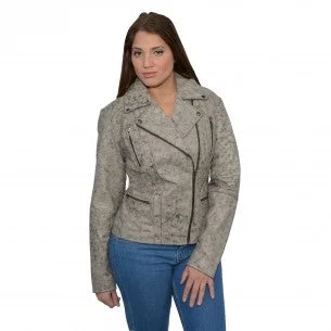 Women's Distressed Look Asymmetrical Moto Jacket Toggled Jacket Drawstring Jacket Belted Jacket Women's Distressed Look Asymmetrical Moto Jacket Toggled Jacket Drawstring Jacket Belted Jacket
