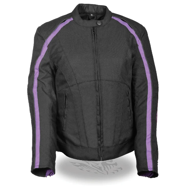 Women's Textile Jacket w/ Stud & Wings Detailing Collared Jacket Crew Neck Jacket Turtle Neck Jacket Women's Textile Jacket w/ Stud & Wings Detailing Collared Jacket Crew Neck Jacket Turtle Neck Jacket
