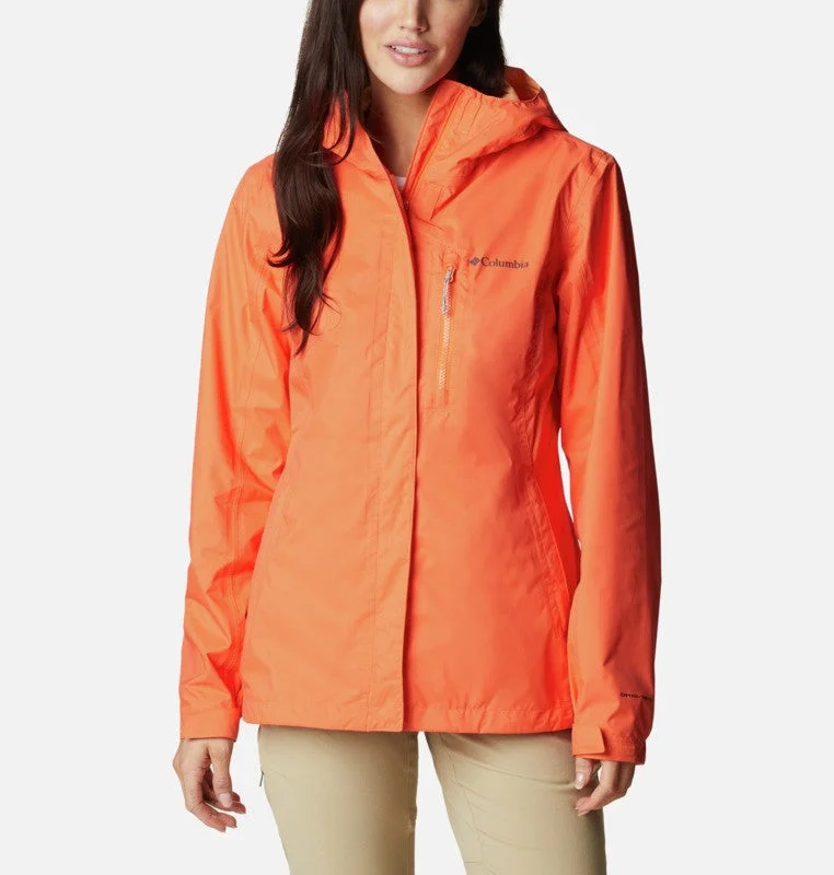 Columbia Pouring Adventure II Waterproof Jacket-ORANGE Wool Jacket Cashmere Jacket Tweed Jacket