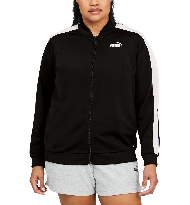 Puma Womens Zip Front Track Jacket Fleece Jacket Down Jacket Feather Jacket