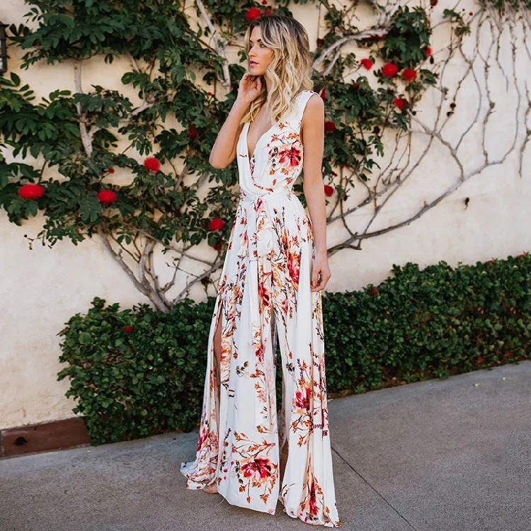 Willa Floral Lace Ruffle Maxi Dress Fashionable Chiffon Maxi Dress