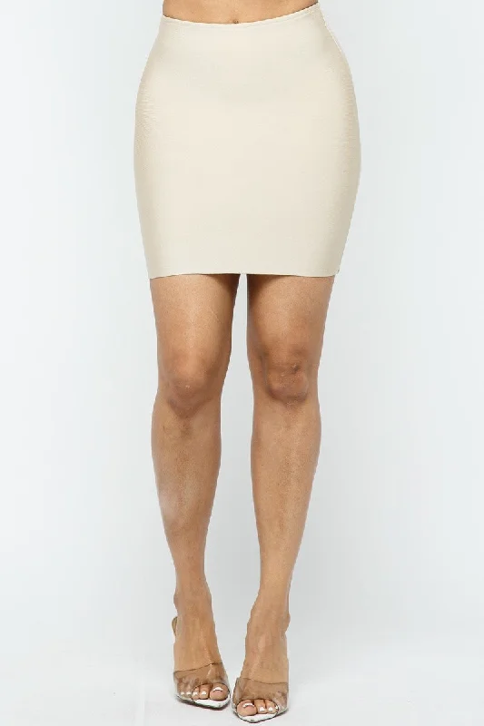 BANDAGE MINI SKIRT casual skirt length
