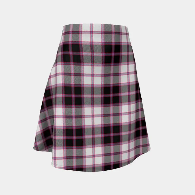 MacPherson Hunting Modern Tartan Flared Skirt linen skirt breathable