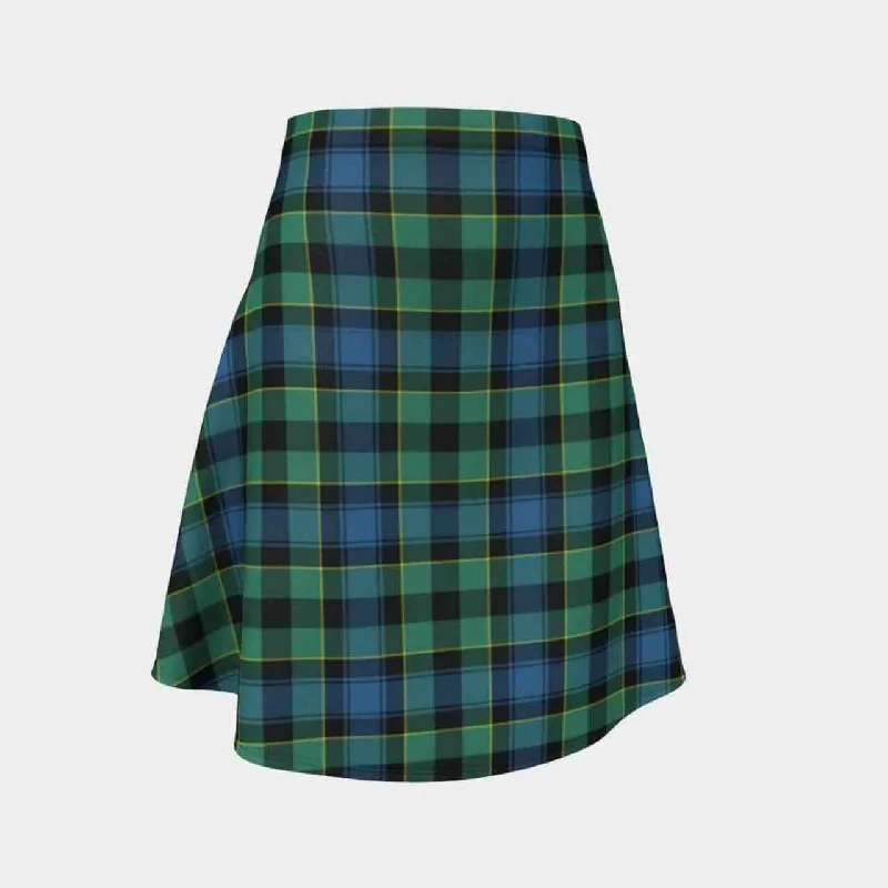 Mouat Tartan Flared Skirt corduroy skirt cozy