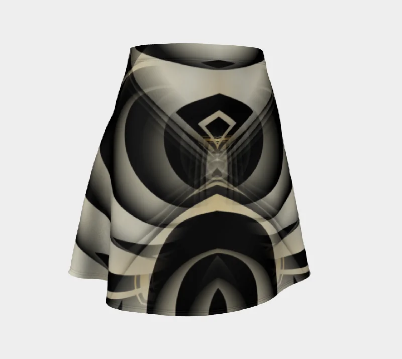 SKEEDELIC BALL FLARE SKIRT cashmere skirt fine