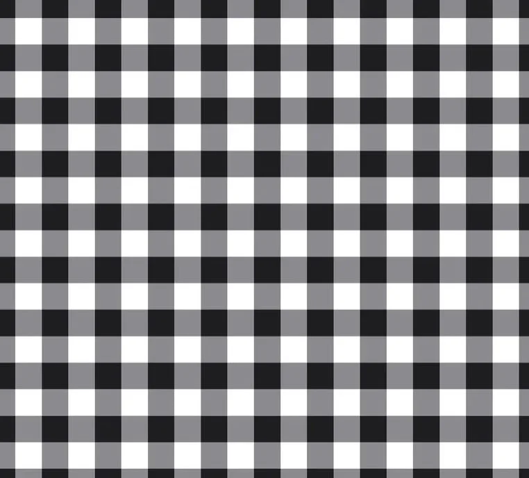 GINGHAM BLACK